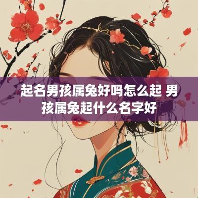 起名男孩属兔好吗怎么起 男孩属兔起什么名字好