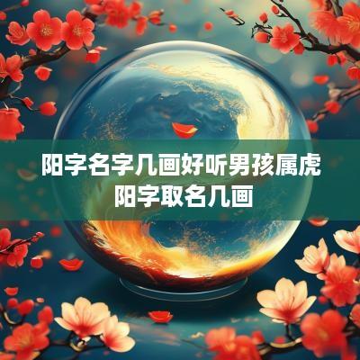 阳字名字几画好听男孩属虎 阳字取名几画