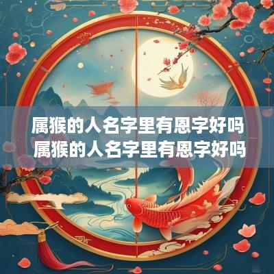 属猴的人名字里有恩字好吗 属猴的人名字里有恩字好吗