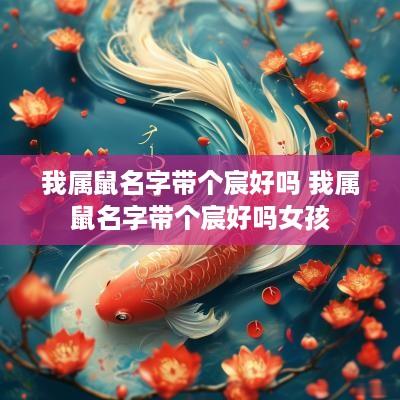 我属鼠名字带个宸好吗 我属鼠名字带个宸好吗女孩