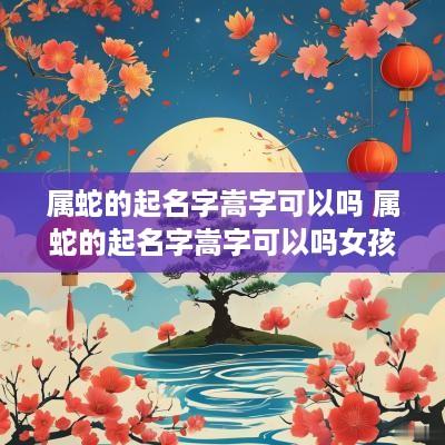 属蛇的起名字嵩字可以吗 属蛇的起名字嵩字可以吗女孩