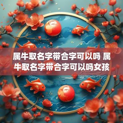 属牛取名字带合字可以吗 属牛取名字带合字可以吗女孩