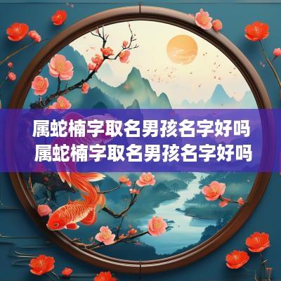 属蛇楠字取名男孩名字好吗 属蛇楠字取名男孩名字好吗