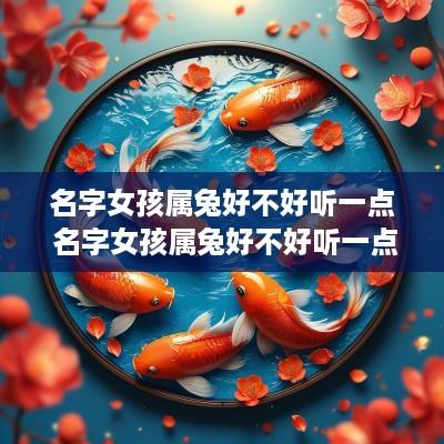 名字女孩属兔好不好听一点 名字女孩属兔好不好听一点呢