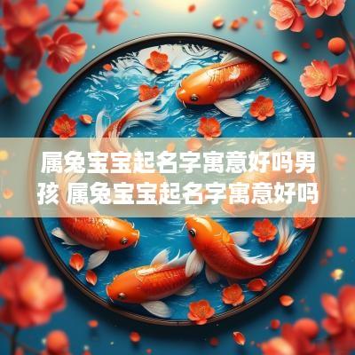 属兔宝宝起名字寓意好吗男孩 属兔宝宝起名字寓意好吗男孩