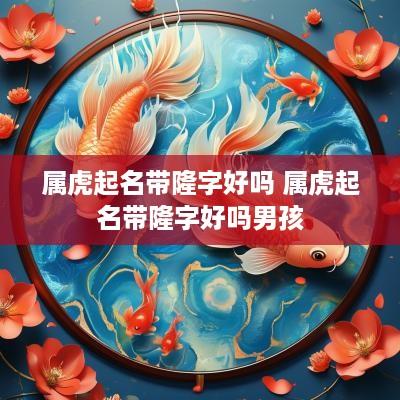属虎起名带隆字好吗 属虎起名带隆字好吗男孩