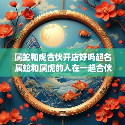 属蛇和虎合伙开店好吗起名 属蛇和属虎的人在一起合伙做生意,要怎么避开不利