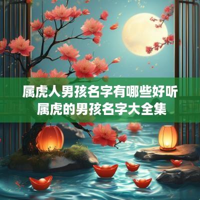 属虎人男孩名字有哪些好听 属虎的男孩名字大全集