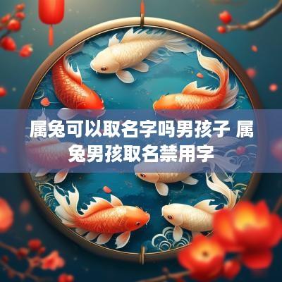 属兔可以取名字吗男孩子 属兔男孩取名禁用字