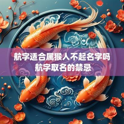 航字适合属猴人不起名字吗 航字取名的禁忌