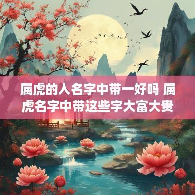 属虎的人名字中带一好吗 属虎名字中带这些字大富大贵