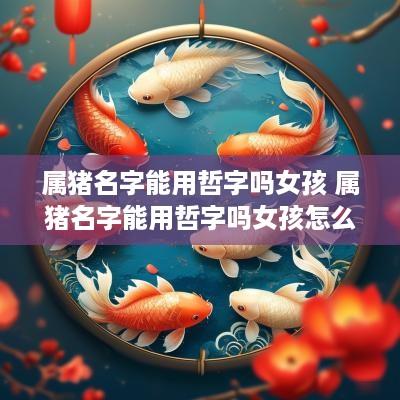 属猪名字能用哲字吗女孩 属猪名字能用哲字吗女孩怎么取