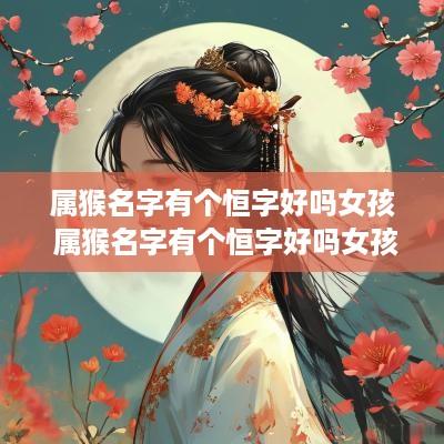 属猴名字有个恒字好吗女孩 属猴名字有个恒字好吗女孩子