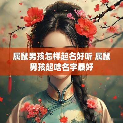 属鼠男孩怎样起名好听 属鼠男孩起啥名字最好
