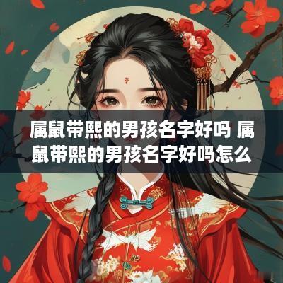 属鼠带熙的男孩名字好吗 属鼠带熙的男孩名字好吗怎么取