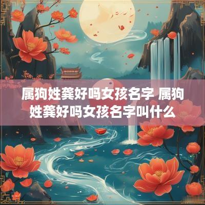属狗姓龚好吗女孩名字 属狗姓龚好吗女孩名字叫什么