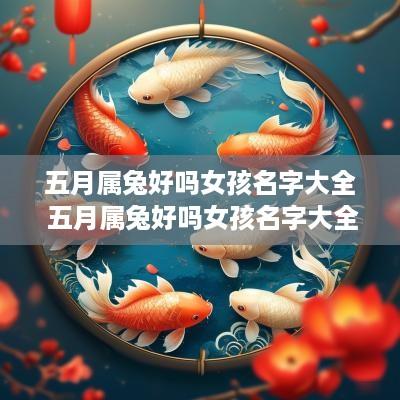 五月属兔好吗女孩名字大全 五月属兔好吗女孩名字大全四个字