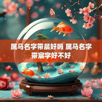 属马名字带晨好吗 属马名字带宸字好不好