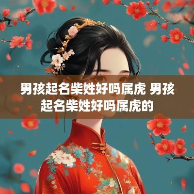 男孩起名柴姓好吗属虎 男孩起名柴姓好吗属虎的