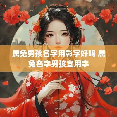 属兔男孩名字用彰字好吗 属兔名字男孩宜用字