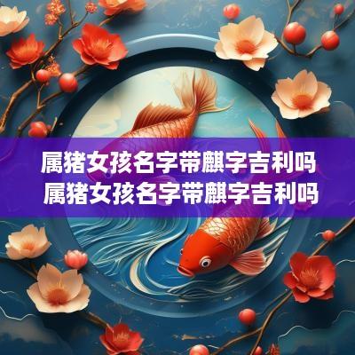 属猪女孩名字带麒字吉利吗 属猪女孩名字带麒字吉利吗怎么取