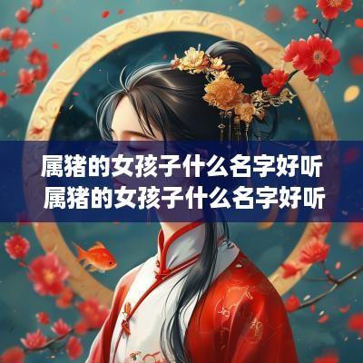 属猪的女孩子什么名字好听 属猪的女孩子什么名字好听又吉利