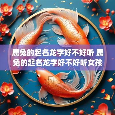 属兔的起名龙字好不好听 属兔的起名龙字好不好听女孩
