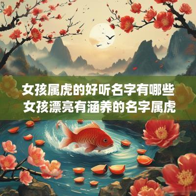女孩属虎的好听名字有哪些 女孩漂亮有涵养的名字属虎