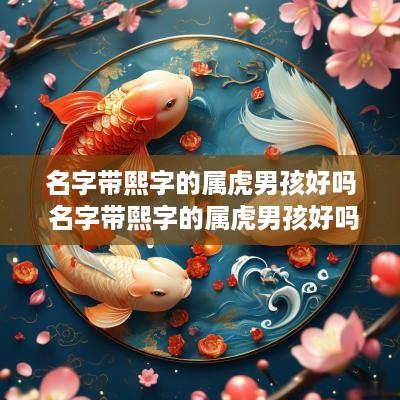 名字带熙字的属虎男孩好吗 名字带熙字的属虎男孩好吗还是女孩