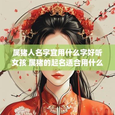 属猪人名字宜用什么字好听女孩 属猪的起名适合用什么字女孩