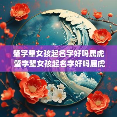 肇字辈女孩起名字好吗属虎 肇字辈女孩起名字好吗属虎男孩