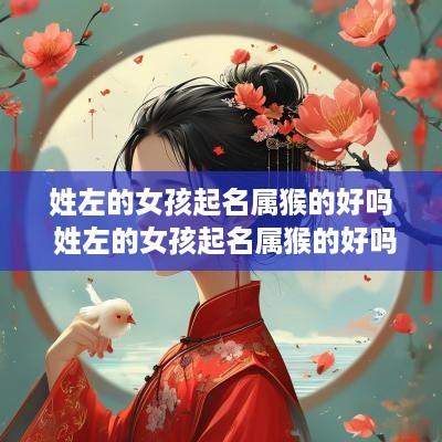 姓左的女孩起名属猴的好吗 姓左的女孩起名属猴的好吗
