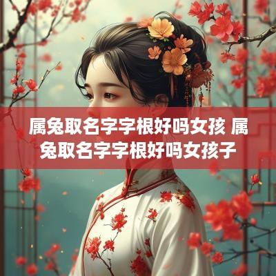 属兔取名字字根好吗女孩 属兔取名字字根好吗女孩子