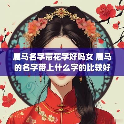属马名字带花字好吗女 属马的名字带上什么字的比较好