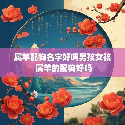 属羊配狗名字好吗男孩女孩 属羊的配狗好吗