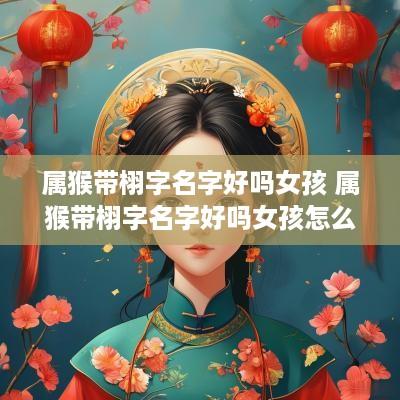 属猴带栩字名字好吗女孩 属猴带栩字名字好吗女孩怎么取