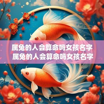 属兔的人会算命吗女孩名字 属兔的人会算命吗女孩名字叫什么