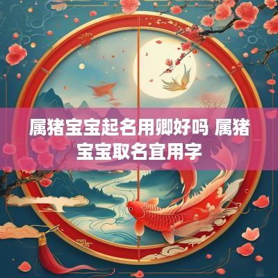属猪宝宝起名用卿好吗 属猪宝宝取名宜用字