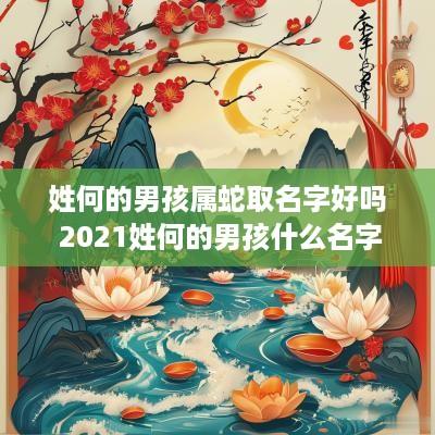 姓何的男孩属蛇取名字好吗 2025姓何的男孩什么名字最佳