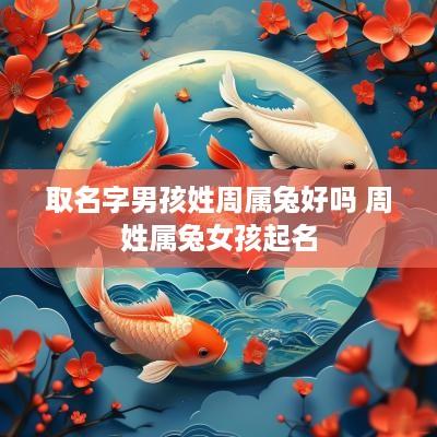 取名字男孩姓周属兔好吗 周姓属兔女孩起名