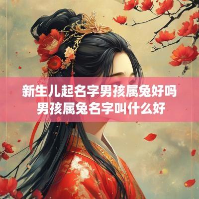 新生儿起名字男孩属兔好吗 男孩属兔名字叫什么好