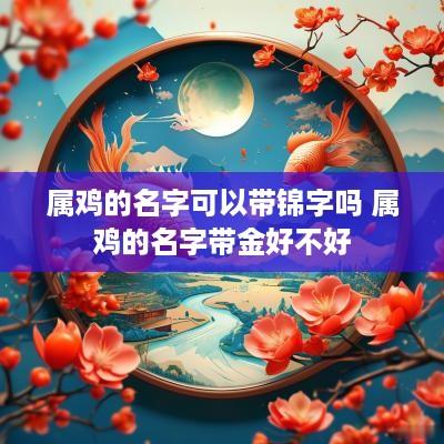 属鸡的名字可以带锦字吗 属鸡的名字带金好不好