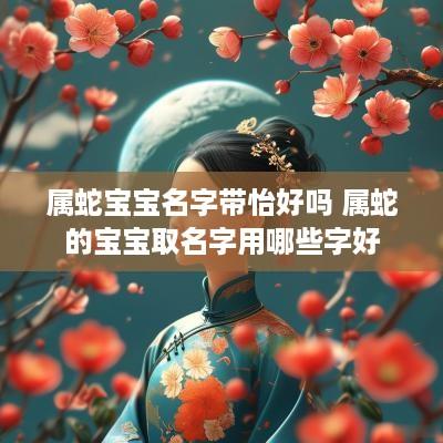 属蛇宝宝名字带怡好吗 属蛇的宝宝取名字用哪些字好