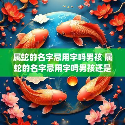 属蛇的名字忌用字吗男孩 属蛇的名字忌用字吗男孩还是女孩