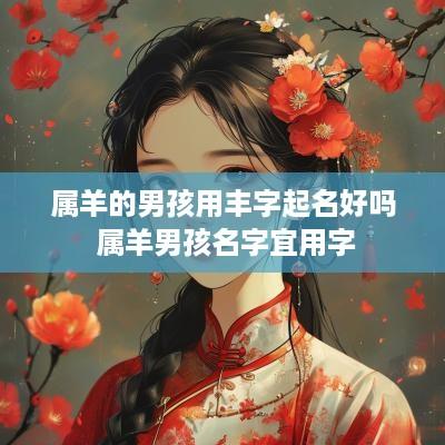属羊的男孩用丰字起名好吗 属羊男孩名字宜用字