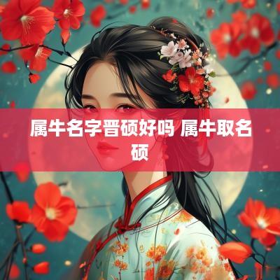属牛名字晋硕好吗 属牛取名硕