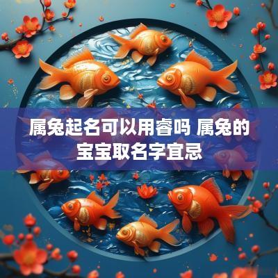 属兔起名可以用睿吗 属兔的宝宝取名字宜忌