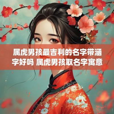 属虎男孩最吉利的名字带涵字好吗 属虎男孩取名字寓意好的字