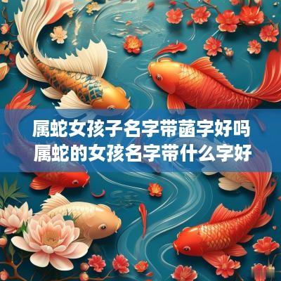 属蛇女孩子名字带菡字好吗 属蛇的女孩名字带什么字好