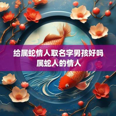 给属蛇情人取名字男孩好吗 属蛇人的情人